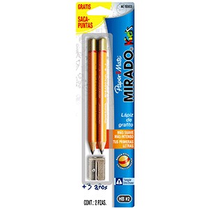 LAPIZ MIRADO KIDS TJ 2 MAS  SACAPUNTAS