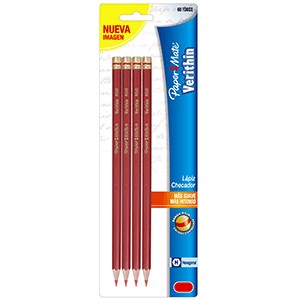 CHECADOR VERITHIN MIRADO HEXAGONAL ROJO 4 PIEZAS