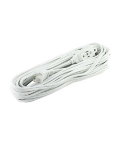 Extensión blanca contactos polarizados 10m