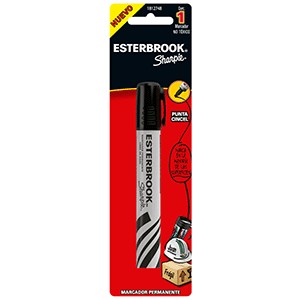 MARCADOR ESTERBROOK NEGRO BLISTER