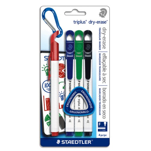 MARCADOR PIZARRON STAEDTLER FINO 4 PIEZAS