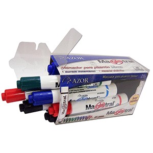 MARCADOR PARA PIZARRON BLANCO MAGISTRAL AZOR 12 P