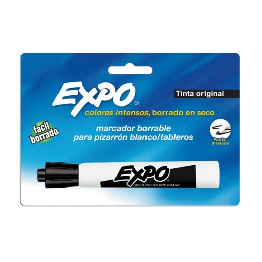 MARCADOR PIZARRON EXPO NEGRO 1PZ