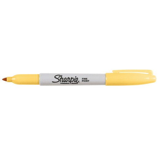 MARCADOR SHARPIE SINGLES FINO BANANA