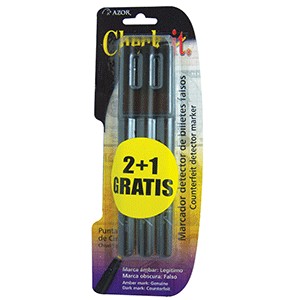 MARCADOR CHECK DETECTOR DE BILLETES AZOR CON 2 PIE