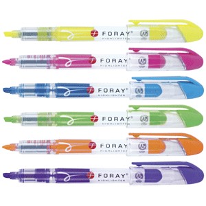 MARCATEXTOS LIQUIDO COLORES SURTIDOS 12 PIEZAS