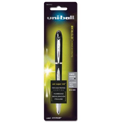 PLUMA RUBBERMAID UNIBALL JETSTREAM T1 NEGRO