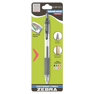 PLUMA ROLLERBALL SARASA TINTA GEL NEGRO