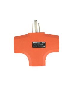 Adaptador de 3 contactos tipo "T"