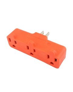 Adaptador naranja tipo "I" con 3 contactos  ...