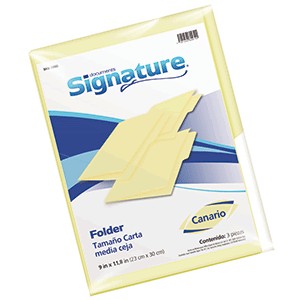 FOLDER CARTA CANARIO C3 SIG