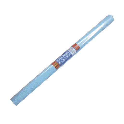 PAPEL LUSTRE AZUL CIELO 2 PIEZAS