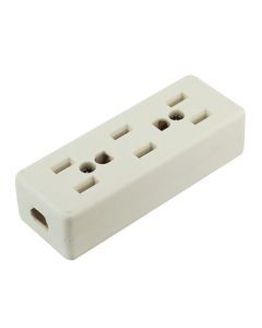 Multicontacto de barra, 3 entradas sin clavija