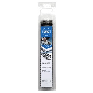 ARILLO METALICO GBC NEGRO 5/16 CON 20