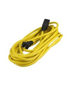 Extensión amarilla de 2 conductores, 8m