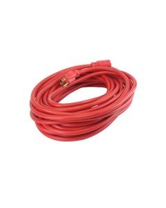 Extensión roja de 3 conductores, 15m