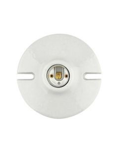 Portalámpara para techo de cerámica 4 1/2" grane ...