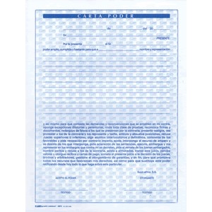 CARTA PODER OFFICE DEPOT 50 HOJAS 1 BLOCK