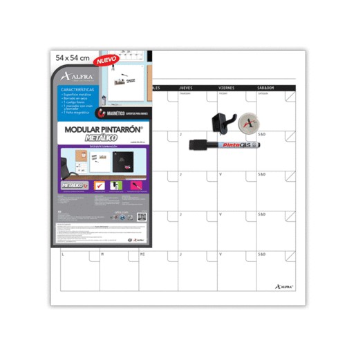 PIZARRON ALFRA PLANEADOR MODULAR ELEGANCE 54X54