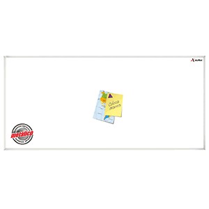 PIZARRON ALFRA BLANCO METALICO ESCOLAR 120X150