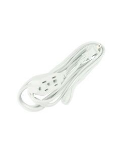 Extensión blanca contactos polarizados 2m