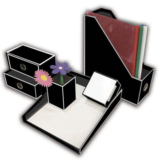 JUEGO DE ESCRITORIO CON 5 PIEZAS