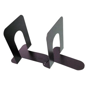 SUJETA LIBROS METALICO NEGRO