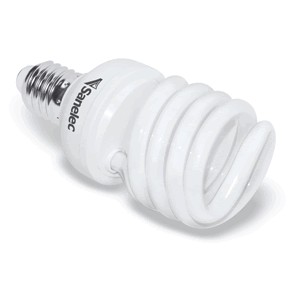 FOCO SANELEC AHORRADOR TWISTER T2 6400 K FRIA