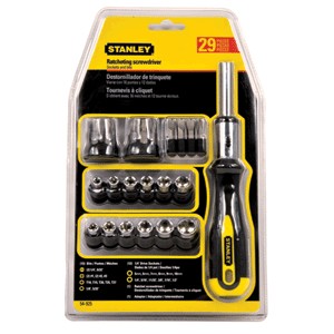 DESTORNILLADOR Y PUNTAS STANLEY CON 29 PIEZAS