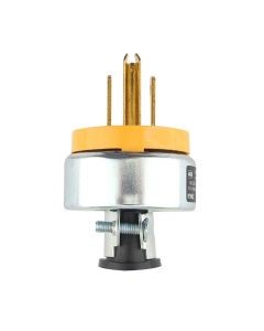 Clavija blindada con abrazadera aterrizada