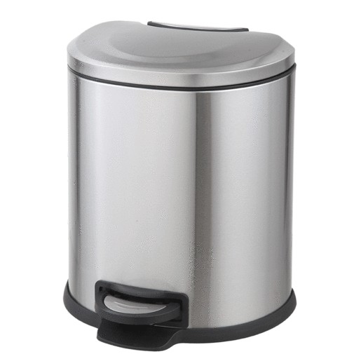 BOTE DE BASURA RED TOP ACERO SEMI CIRCULO C/PEDAL