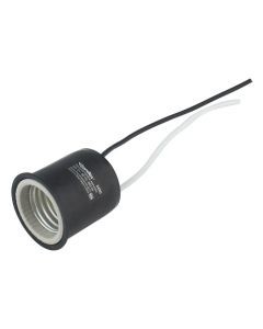 Portalámpara sencillo para intemperie de PVC