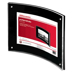 MARCO OFFICE DEPOT DE PLASTICO EN MEDIA LUNA 7X5