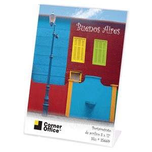 MARCO OFFICE DEPOT DE ACRILICO VERTICAL 8.5X11IN