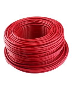Cable ligero color rojo 10 AWG, 100m