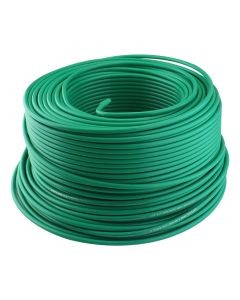 Cable ligero color verde 10 AWG, 100m