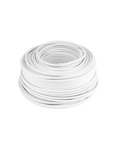 Cable ligero color blanco 8 AWG, 100m