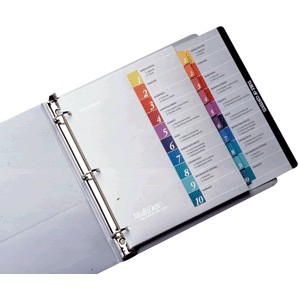 SEPARADORES INDICE WILSON JONES MENSUAL BASICO