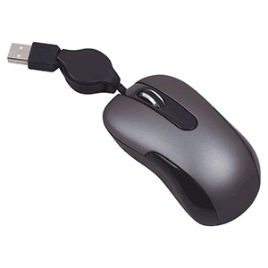 MOUSE ALAMBRICO SPECTRA 1000 DPI CABLE RETRACTIL