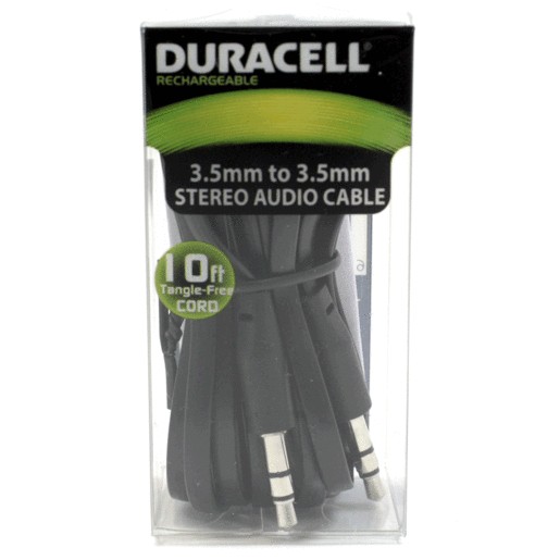 CABLE AUDIO 3.5MM 3M DURACELL