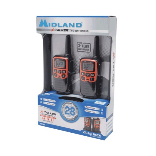 RADIO DE DOS VIAS MIDLAND T51VP3 22 CANALES