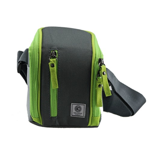 ESTUCHE PARA CAMARA COOLCAPITAL LONGZOOM GRIS/VDE