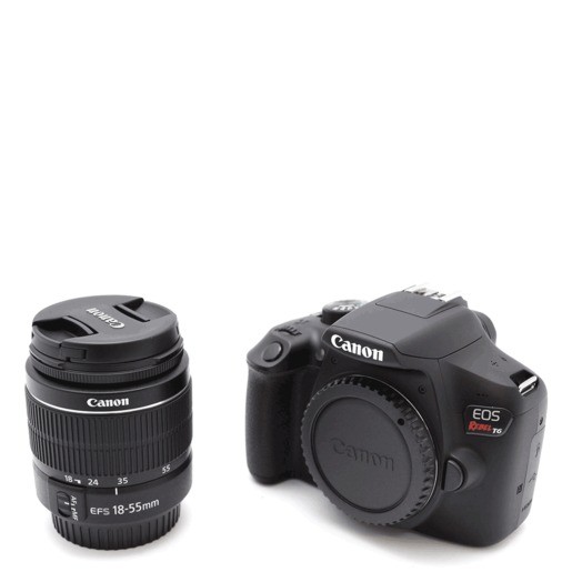 CAMARA DIGITAL CANON EOS REBEL T6 LENTE 18-55MM