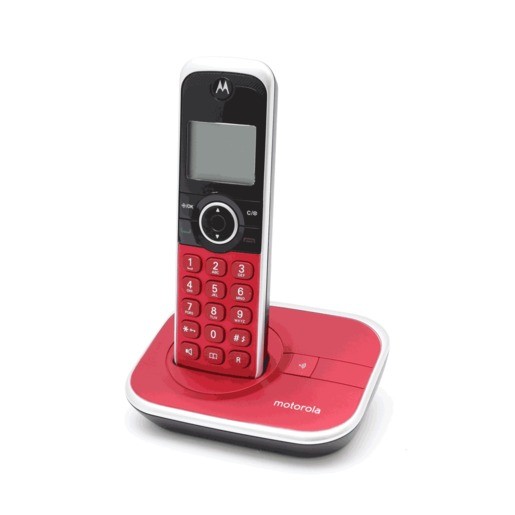 TELEFONO INALAMBRICO MOTOROLA ROJO