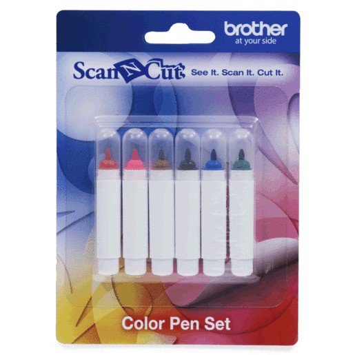 SET DE 6 PLUMAS DE COLORES BROTHER