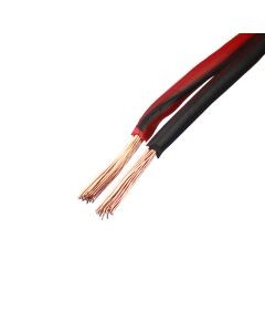 Cable 18 AWG bicolor para bocina, 100m