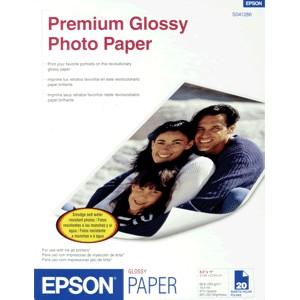 PAPEL FOTOGRAFICO PREMIUM SATINADO 20 HOJAS EPSON
