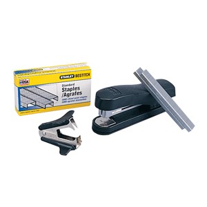 SET DE ENGRAPADORA, GRAPAS Y DESENG BOSTITCH NEGRO