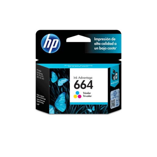 CARTUCHO DE TINTA TRICOLOR HP 664 (F6V28AL)