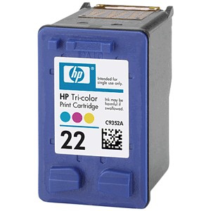 CARTUCHO DE TINTA TRICOLOR HP 22 (C9352AL)